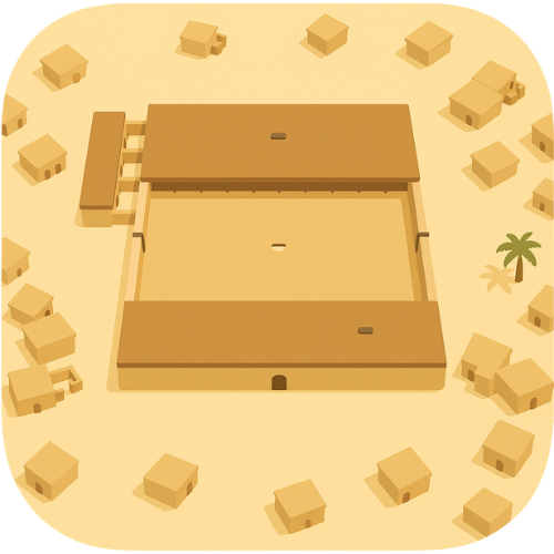 مسجد النبی - بازسازی مجازی مسجد النبی در مدینه قرن هفتم